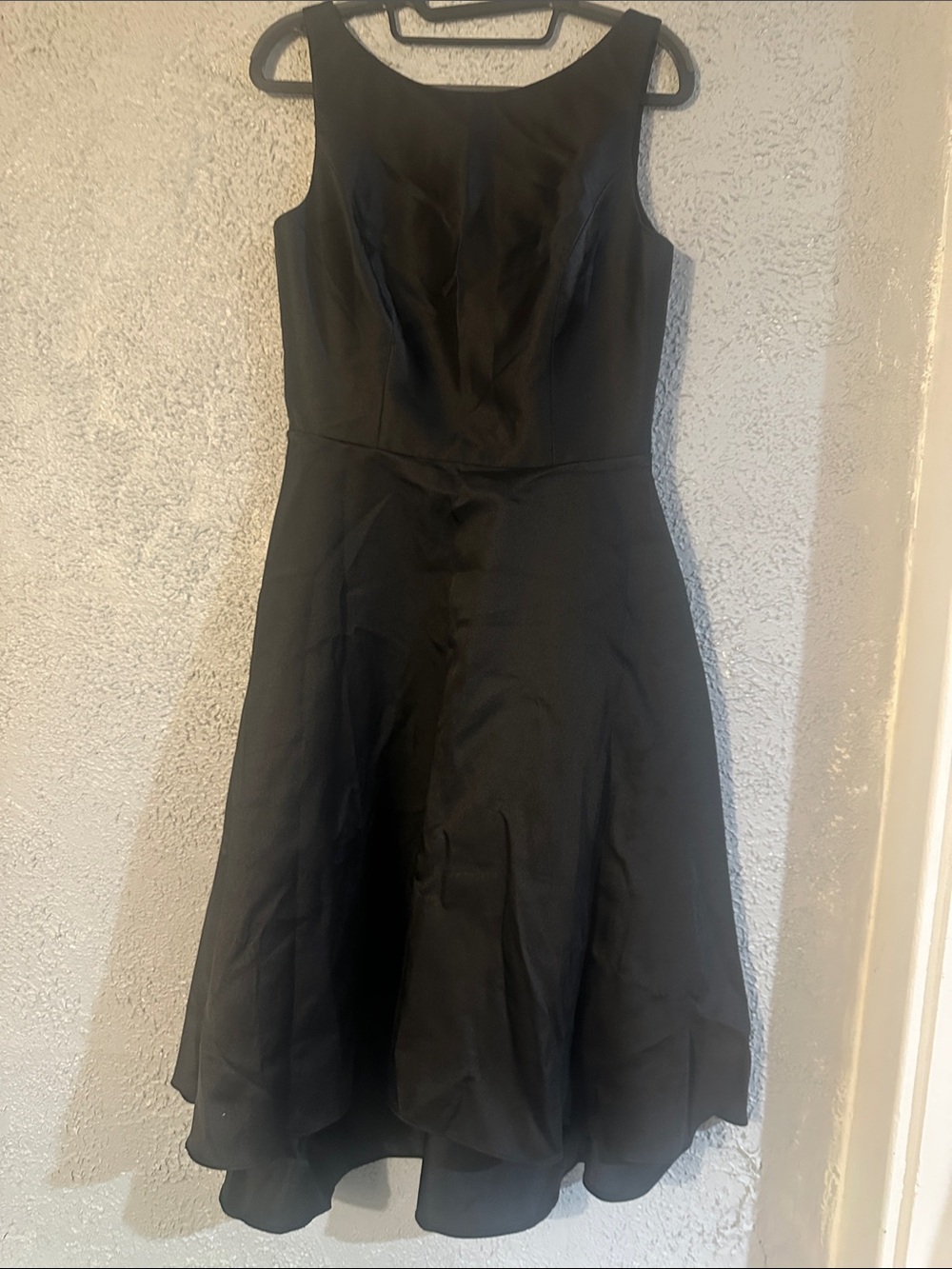 ALFRED SUNG Black Sleeveless Fit-and-Flare Dress